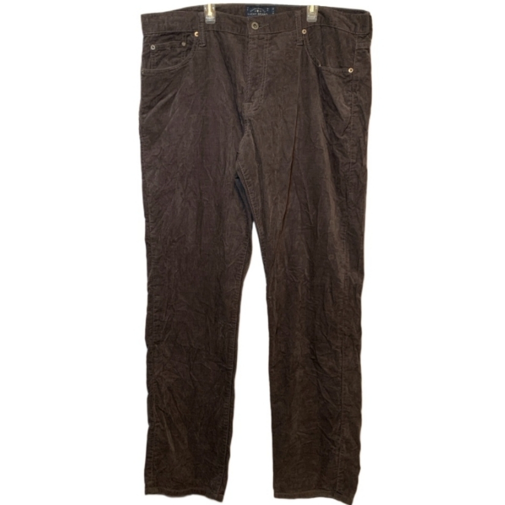 Lucky Brand Pants Mens 38x32 221 Original Straight Leg Corduroy Preppy Y2K